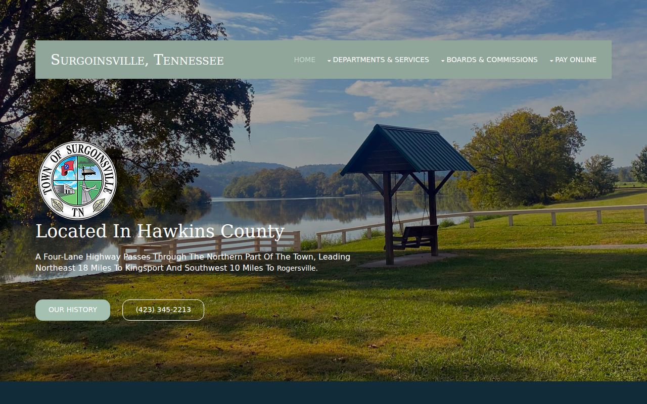 Official town government website
